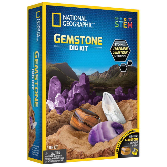 Discover with Dr. Cool National Geographic Gemstone Dig Kit