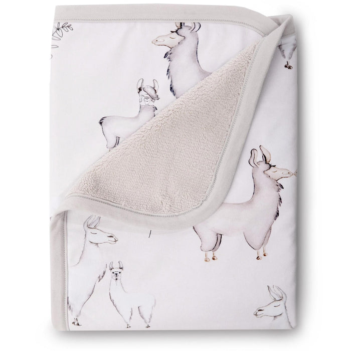Oilo Llama Jersey Cuddle Blanket