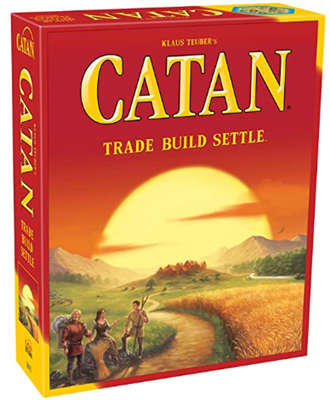 Asmodee Catan Game: Trade, Build, Settle