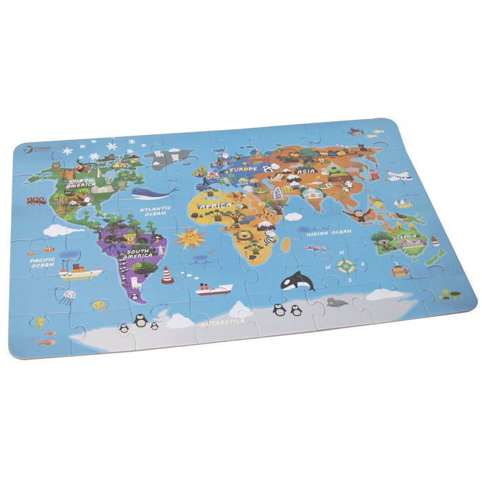 Creative Toy Co 48pc World Map Puzzle