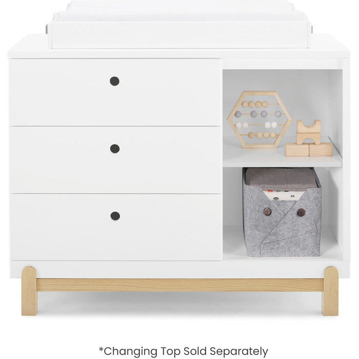 Delta Children Poppy 3-Drawer Dresser with Cubbies