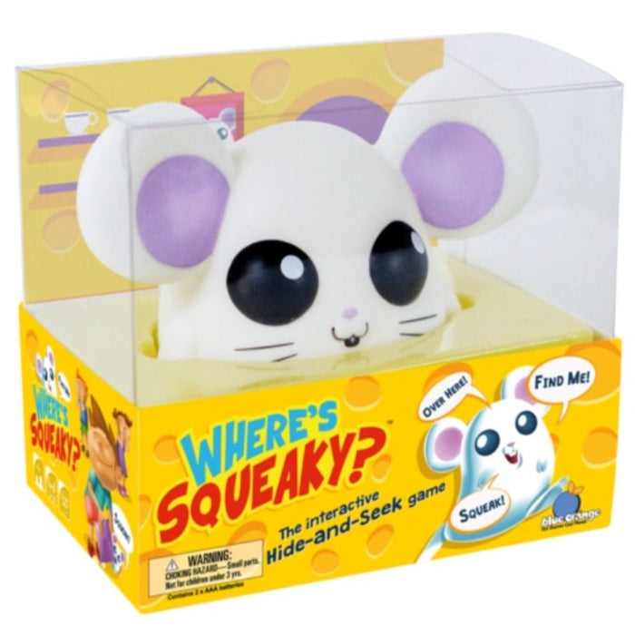 Where is Squeaky? Interactive Hide and Seek Game