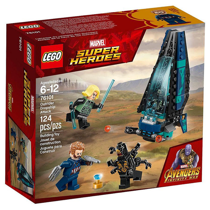 Lego Marvel Super Heroes Outrider Dropship Attack