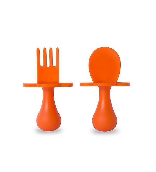 Grabease First Self Feeding Spoon and Fork Set