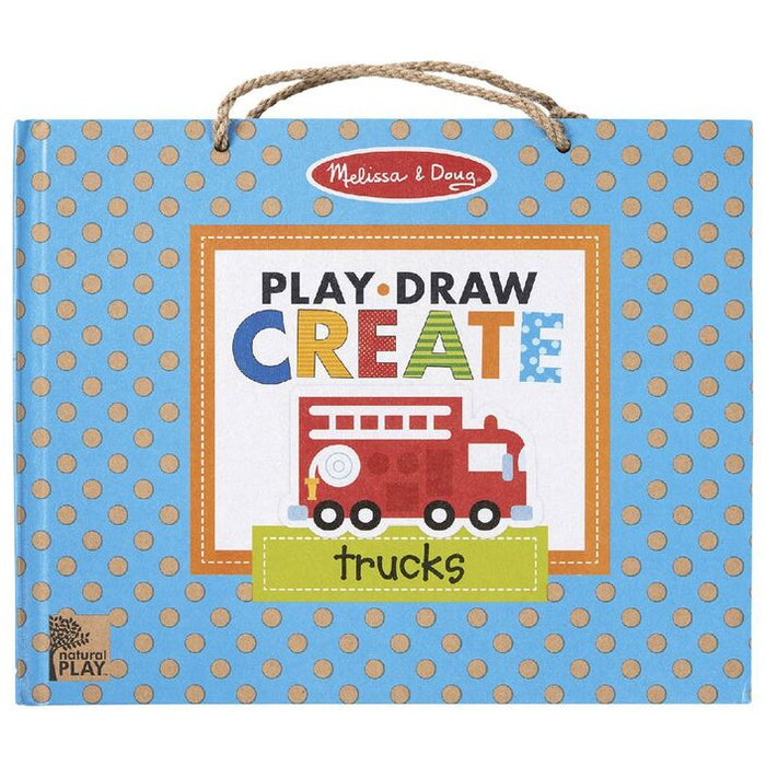Melissa & Doug Play, Draw, Create - Trucks