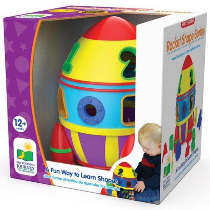 The Learning Journey Rocket Shape Sorter