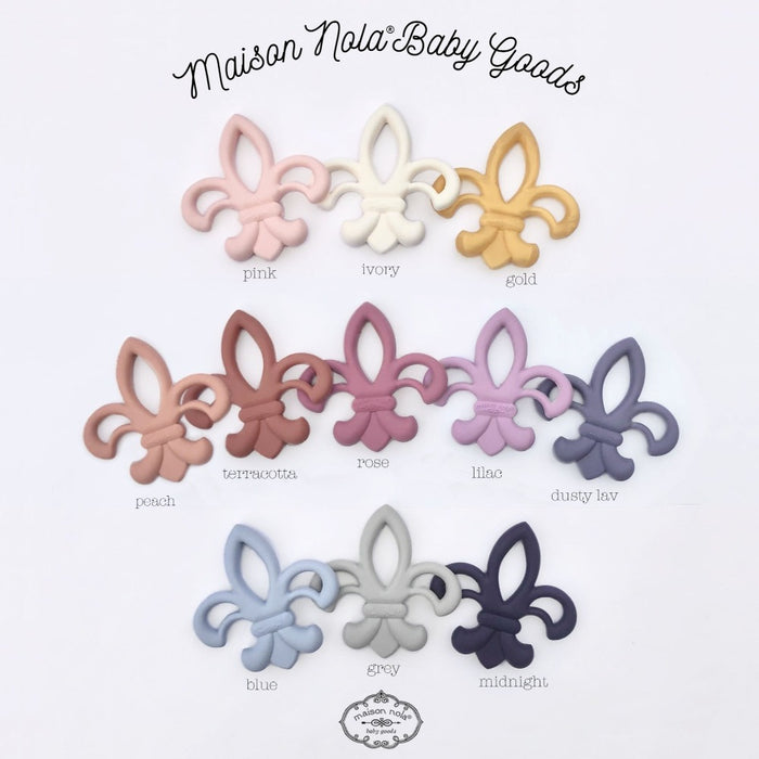 Maison Nola Fleur de Lis Teethers