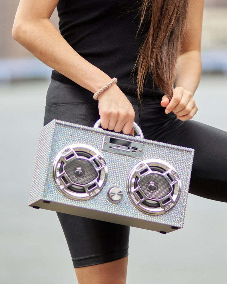 Wireless Express Iridescent Bling Boom Box — Cullen's Babyland & Playland