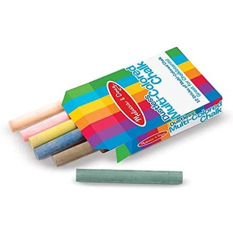Melissa & Doug Multi-Colored Chalk (12 pc)