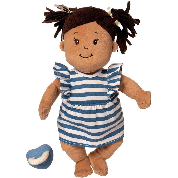 Manhattan Toy Baby Stella Beige Doll with Brown Pigtails