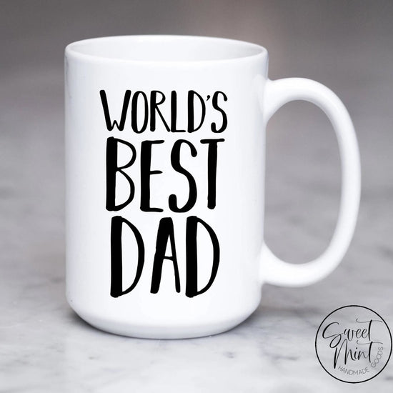 Sweet Mint Handmade Goods | World's Best Dad Mug