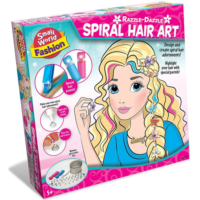 Small World Toys Razzle Dazzle Spiral Hair Art