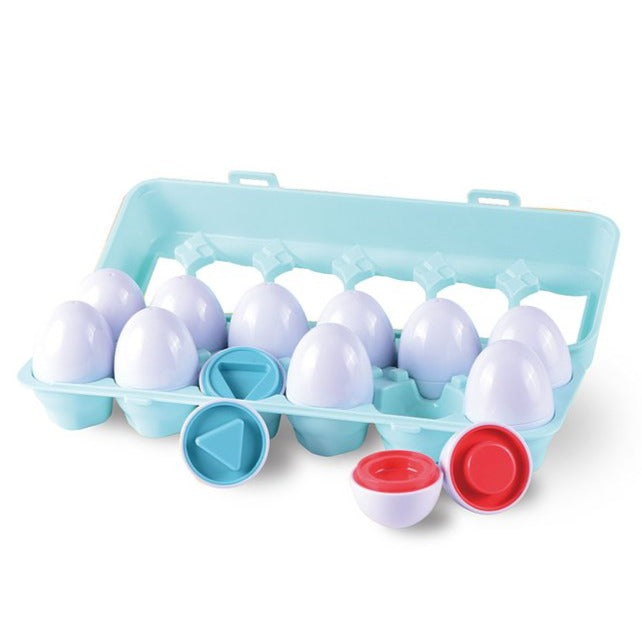 Small World Toys Shape & Color Puzzle Eggs